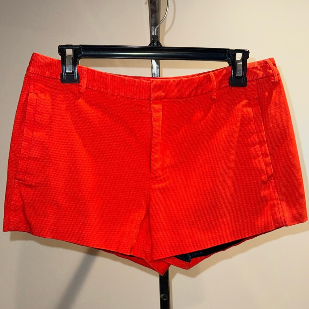 (5/$10) Juicy couture size 6 orange tweed shorts
